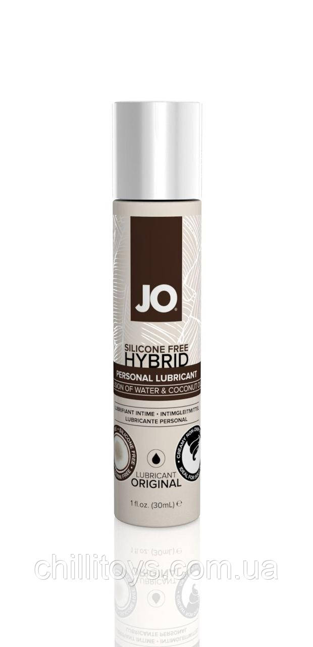 Крем-змазка з кокосовою олією System JO Coconut Hybrid ORIGINAL (30 мл) біла SO1484