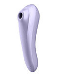 Смарт-вібратор та вакуумний стимулятор 2в1 Satisfyer Dual Pleasure Mauve SO4106, фото 4