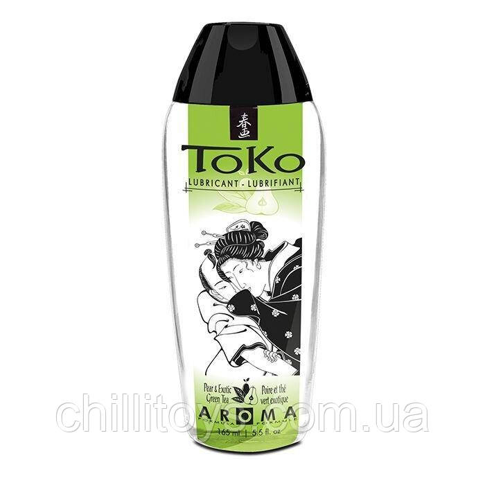 Лубрикант на водній основі Shunga Toko AROMA - Pear & Exotic Green Tea (165 мл), не містить цукру SO2536