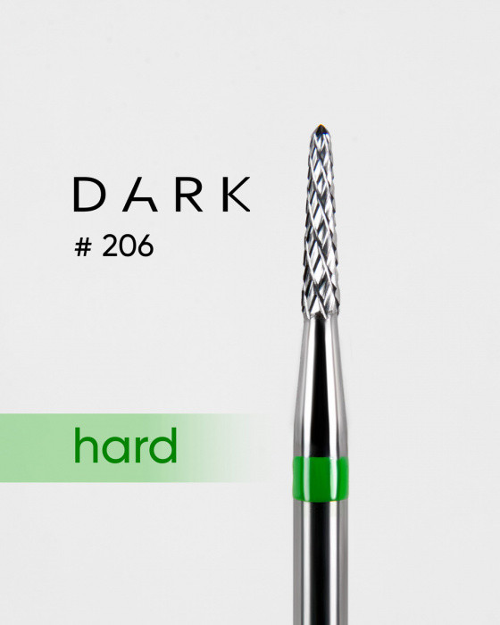 Твердосплавна фреза ТВС Dark No206 зелена, фото 1