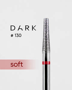 Фреза алмазна Dark No130 червоний усічений конус 2,5 мм