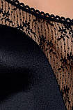 Розпродаж!!! Боді-монокіні з глибоким декольте PETRA BODY black L/XL — Passion Exclusive PS23100, фото 4