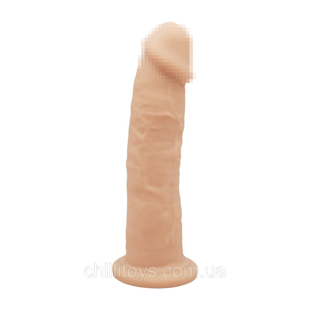 Фалоімітатор SilexD Oscar Flesh (MODEL 2 size 9in), двошаровий, силікон + Silexpan, діаметр 5,4см SO2392