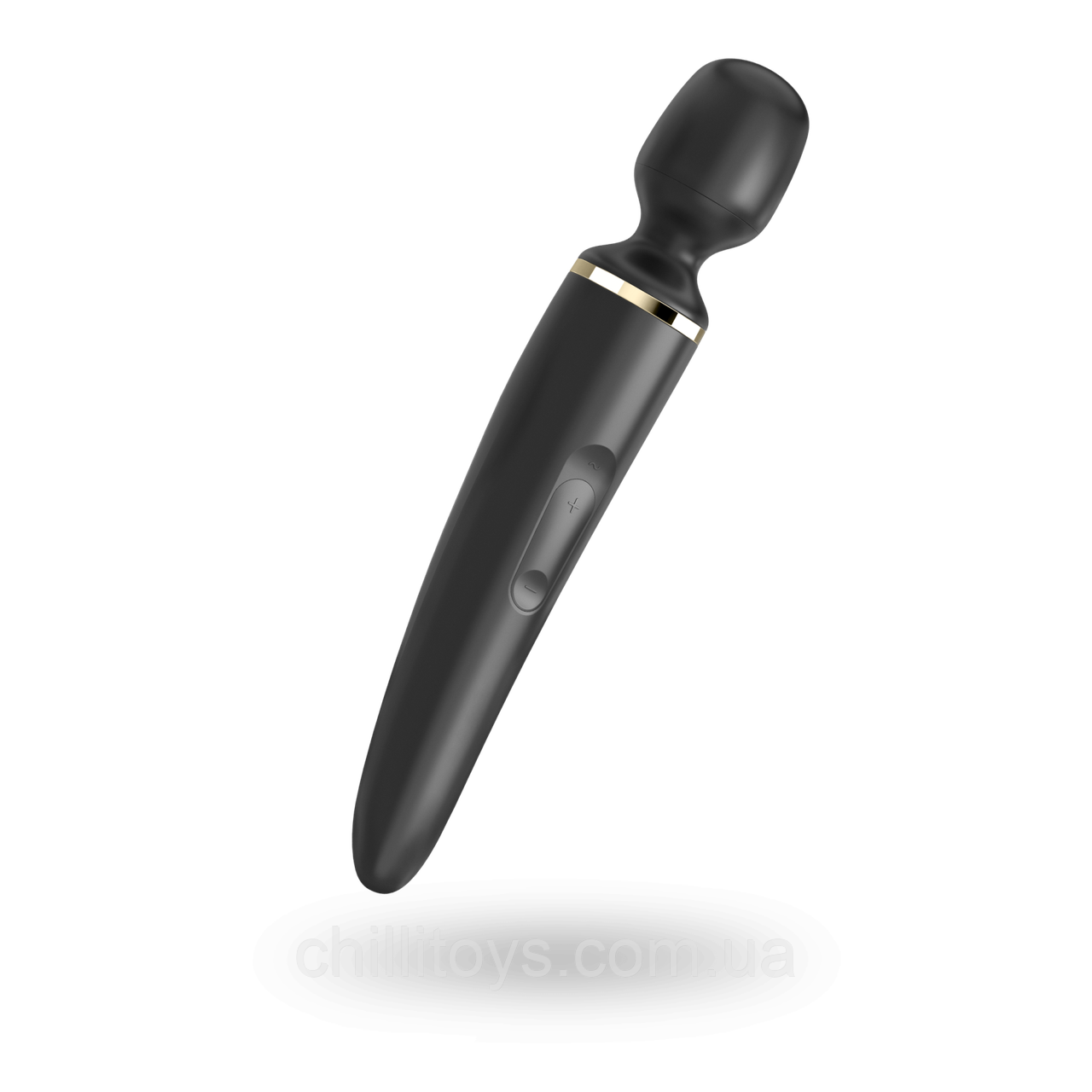 Вібромасажер Satisfyer Wand-er Woman (Black/Gold), водонепроникний, потужний, розмір XXL SO3456, фото 1