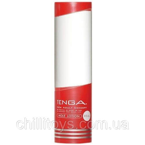 Лубрикант стандартної консистенції Tenga Hole Lotion Real (170 мл) на водній основі, універсальний TLH-002