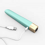 Потужний мінівібратор Love To Love Delight Me Menthe з м'яким кінчиком, 16 режимів роботи SO3084, фото 3