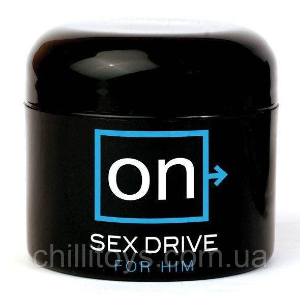 Крем для підвищення лібідо у чоловіків Sensuva ON Sex Drive for Him 50мл, з натуральними екстрактами SO3184, фото 1
