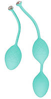 Розкішні вагінальні кульки PILLOW TALK - Frisky Teal з кристалом, діаметр 3,2 см, вага 49-75 гр SO2722