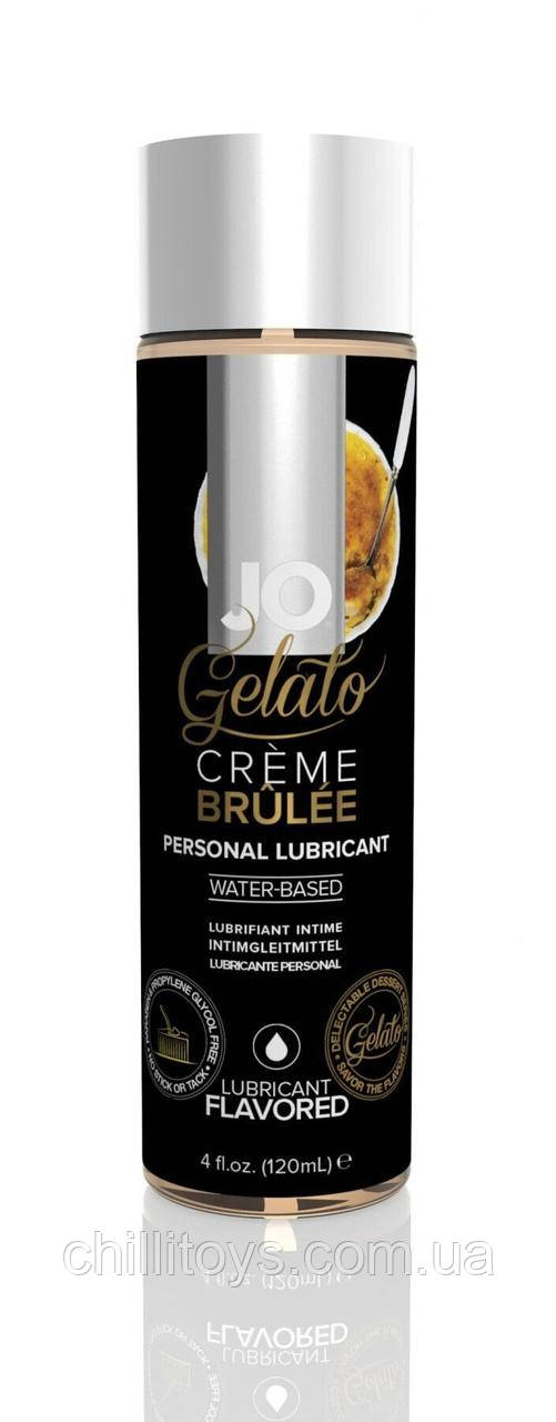 Змазка на водній основі System JO GELATO CremeBrulee (120 мл) без цукру, парабенів та пропіленглікол SO1665