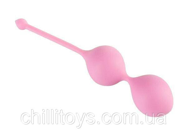 Вагінальні кульки Alive U-Tone Balls Pink, діаметр 3,5 см, вага 77 г AL40571, фото 1