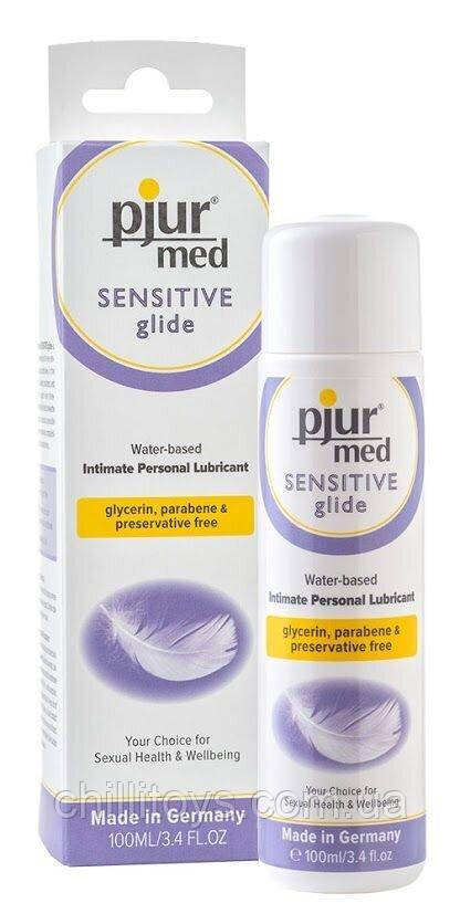Лубрикант на водній основі pjur MED Sensitive glide 100 мл для надчутливої шкіри PJ12660
