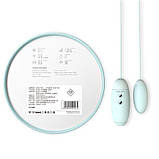 Вакуумний стимулятор з віброяйцем 2-в-1 KISTOY Miss VV Cyan SO3621, фото 5