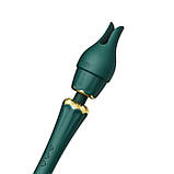 Вібромасажер з насадками Zalo — Kyro Wand Turquoise Green, фото 7