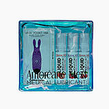 Набір з 3-х смаків стимулюючого лубриканта Amoreane Med (3х10мл) і вібропулі Adrien Lastic Purple, фото 3