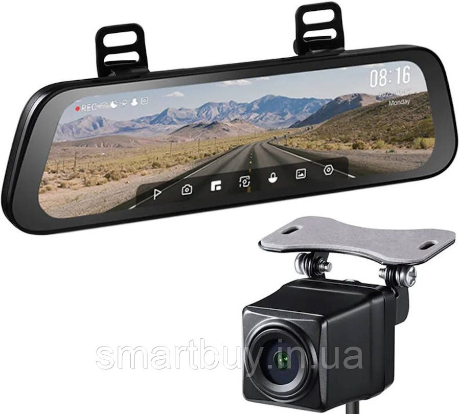 Відеореєстратор - Дзеркало 70mai Rearview Dash Cam S500 Set (гарантія 12 місяців)