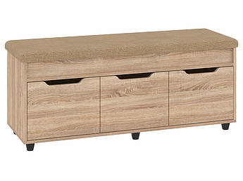 Тумба з трьома нішами для взуття Б-6 сонома браун торонто