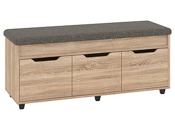 Тумба з трьома нішами для взуття Б-6 сонома савана кави