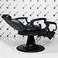 Перукарське крісло Barber Cardinal Black, фото 4