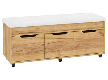 Тумба з трьома нішами для взуття Б-6 тахо-білий