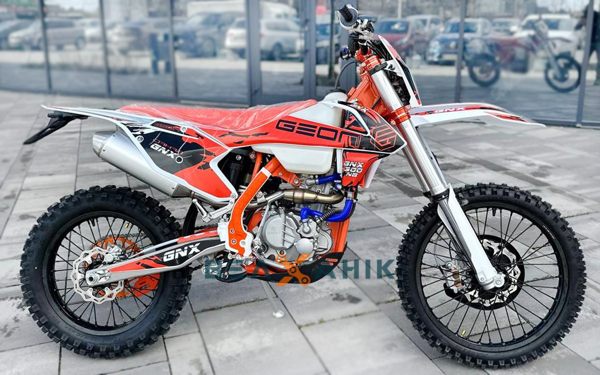 Мотоцикл GEON Dakar GNX 300 NB Enduro Carb 21/18 МКПП-6 White/Orange