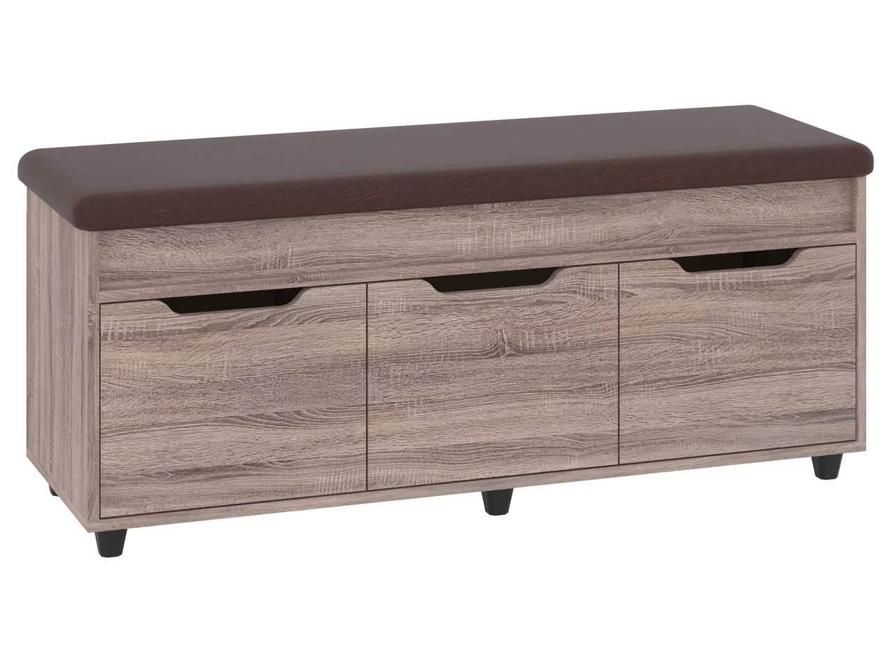 Тумба з трьома нішами для взуття Б-6 трюфель коричневий, фото 1