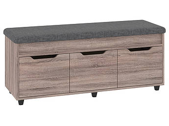 Тумба з трьома нішами для взуття Б-6 трюфель-савана дарк грей