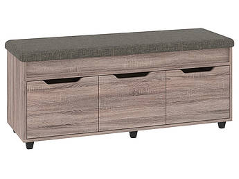 Тумба з трьома нішами для взуття Б-6 трюфель-савана кава