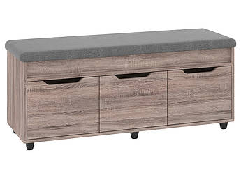 Тумба з трьома нішами для взуття Б-6 трюфель — сірий