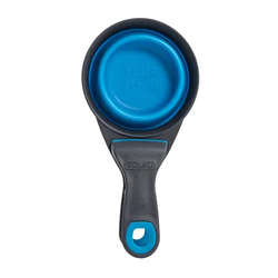 Мірний стакан складний на кліпсі для собак і кішок Dexas (Дексас) Collapsible KlipScoop 240 мл блакитний