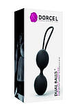 Вагінальні кульки Dorcel Dual Balls Black, діаметр 3,6 см, вага 55гр, фото 4