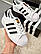 Жіночі кросівки Adidas Superstar White/Білі з чорними смужками, фото 4