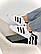 Жіночі кросівки Adidas Superstar White/Білі з чорними смужками, фото 6