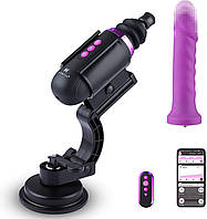 Міні секс-машина Hismith Mini Capsule Sex-Machine with Strong Suction Cup, потужна, перезаряджувана