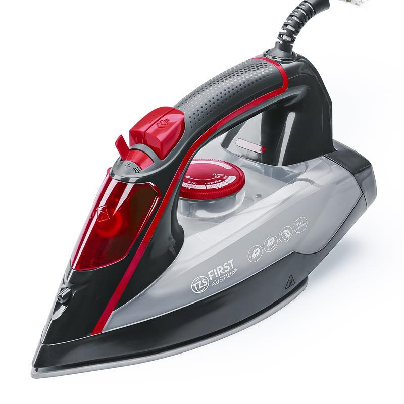 Праска First FA-5618-6-RE 2200W 400ml 30g/min Ceramic Red-Black, фото 1