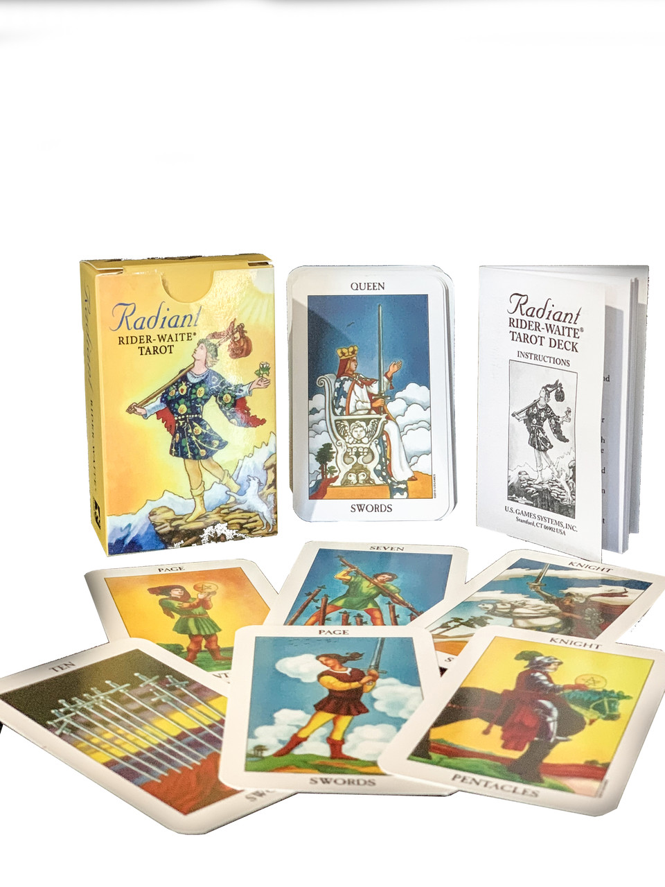 Radiant Rider-Waite Tarot. Белое Таро Райдера Уейта. Карти Таро Райдера Уейта.