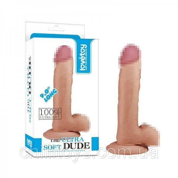 Фалоімітатор-реаліст The Ultra Soft Dude Lovetoy