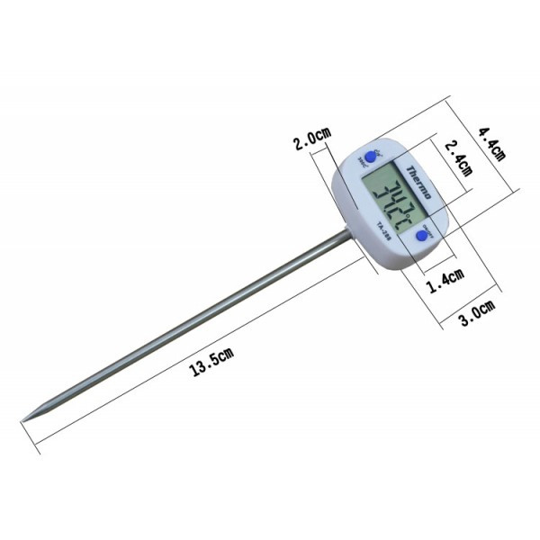 Пищевой цифровой термометр Thermo TA-288 50 ~ 300 градусов - фото 2 - id-p463361546