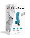 Вібратор на палець Love To Love TOUCH ME PETROLE перезаряджається, потужний мотор, фото 5