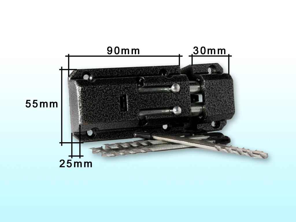 Замок накладний для дверей ЗН-3 ТМ ГОЛЕОЛ BP, фото 1