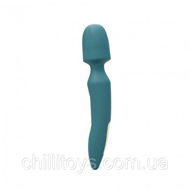 Вібромасажер з двома насадками Love To Love R-EVOLUTION TEAL ME, гнучка голівка