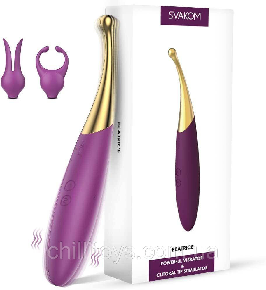 Універсальний вібратор Svakom Beatrice, 4 варіанти використання, фото 1