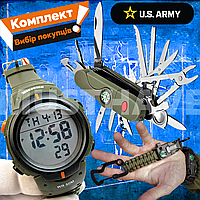 Годинник чоловічий тактичний Мужские военные часы Спортивно тактические часы Часи чоловічі тактичні