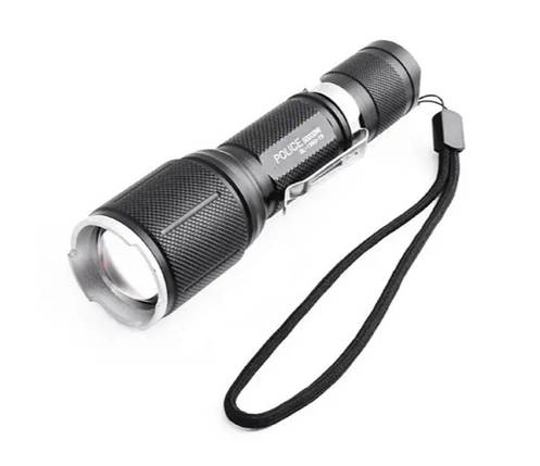 Ліхтар Police 1860-T6, ЗУ 220V/12V, 1x18650, zoom, фото 1