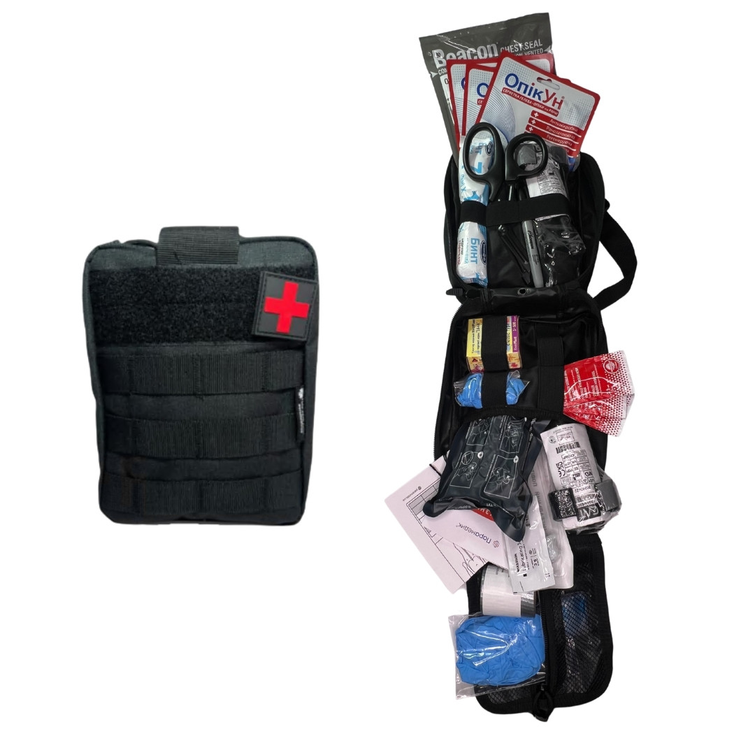 Тактична аптечка оператора дрона (з турнікетами CAT 7), фото 1