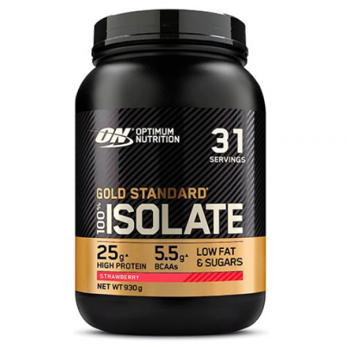 Ізолят сироваткового протеїну Optimum Nutrition Gold Standard 100% Isolate 930г / 31 порций / Strawberry