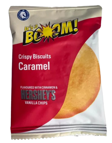 Печиво It's A Boom Hershey's Caramel Cinnamon 20г, фото 1