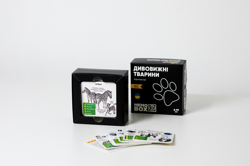 Настільна гра JoyBand MemoBox Delux "Дивовижні тварини", MBD106