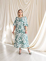 Лляна сукня Сінді фісташка