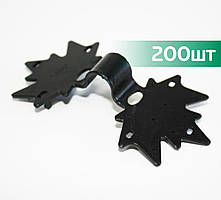 Кліпси для затіняючої сітки "Кленовий лист" 200шт