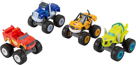 Fisher-Price Набір Вспыш і друзі (Вспыш, Трощило, Рик і Зег 4 шт.) Blaze & the Monster Machines., фото 4